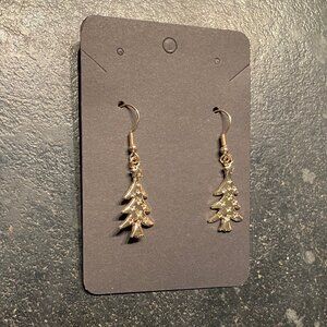 Christmas Tree Dangle Earrings (NWOT)